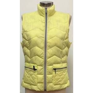 NEW CRO women's turtleneck vest in yellow